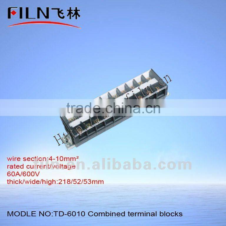 screwless connector combined terminal block TD-10010