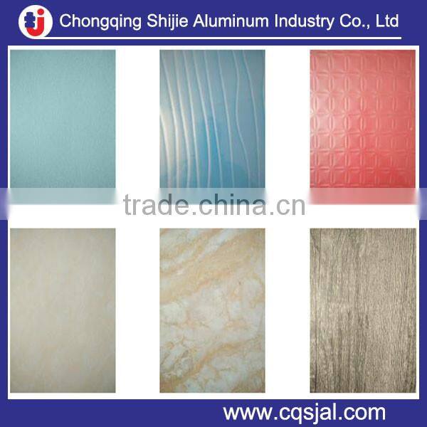 20micro 50 micro thick diamond embossed and colored aluminum foil for promotion sale