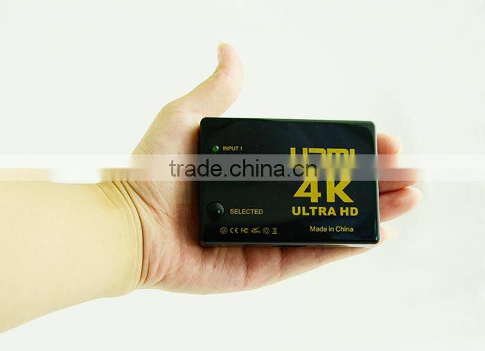 1080P 2160P 4K 3 Port Video HDMI Switch HDMI Splitter For HDTV PC