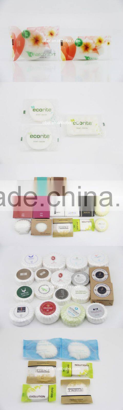 White body bar soap with paper box 45g