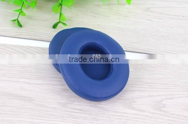 Replacement Ear Pads Memory Foam Protein Leather Replacement Ear Cushion Earpads For Beats by Dre Solo 2.0 Wired Headphone