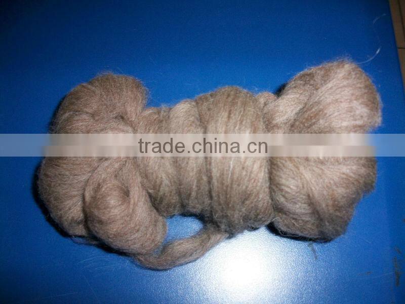 SPRING DISCOUNT!!! lowest price 100% grey camel cashmere, 21-22.5mic&35-50mm, natural color