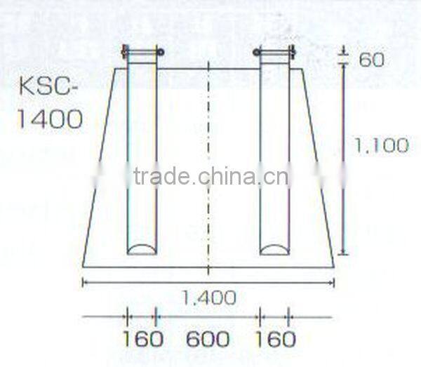 Multipurpose forklift bucket for snow, animal feed, chaff made in Japan