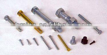High quality Zinc Plated U Bolts with Nylon locknut/hexagon head botls series/grooved bolts/special bolts /lag bolt