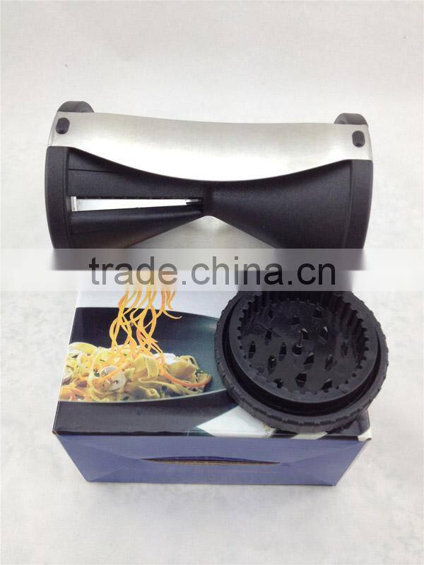 2014 new stainless steel spiral vegetable slicer for sale