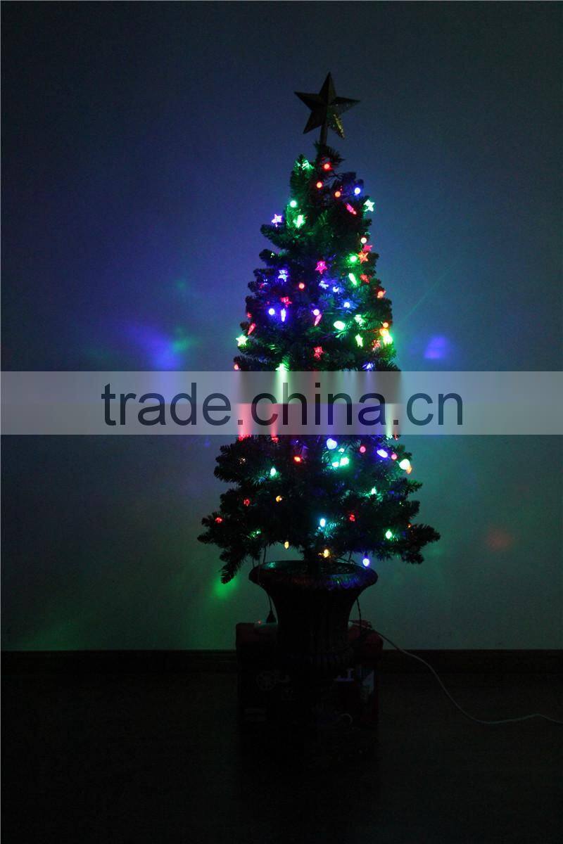 Christmas tree light with Chasing String 40 led and Cute Twinkle peach shape