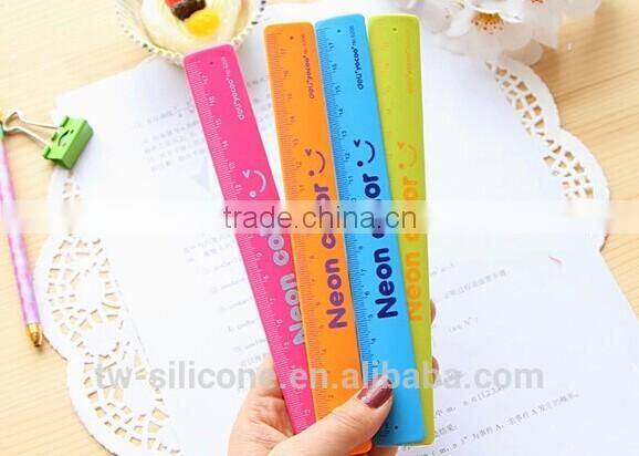 custom silicone wrist band ruler slap ruler