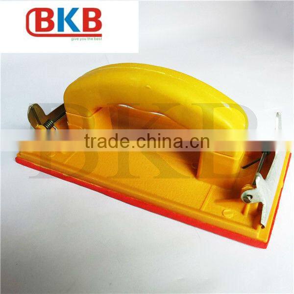 Abrasive Emery Cloth Clamp With Plastic Handle