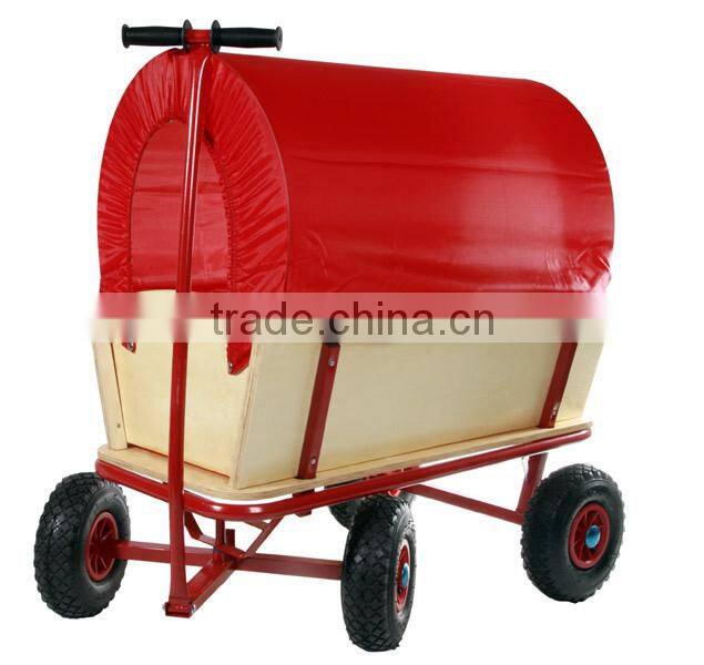 Netherlands wooden Tool Cart with colorful Printing