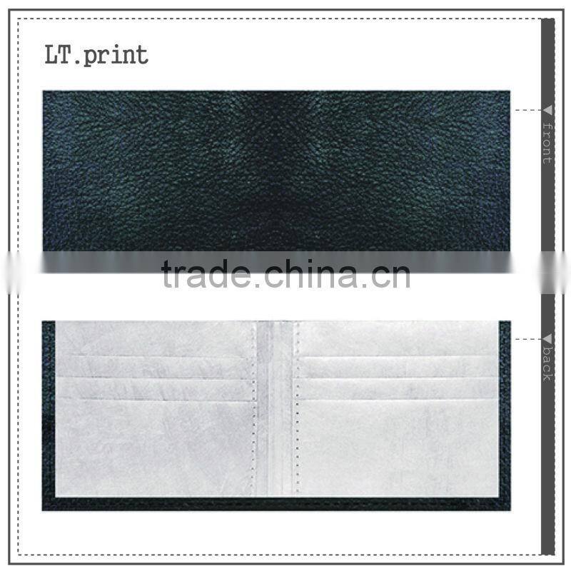 Custom design billfold wallet and tyvek wallet printed wallet