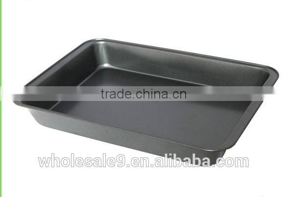 hot sale rectangular non-stick carbon steel baking tray