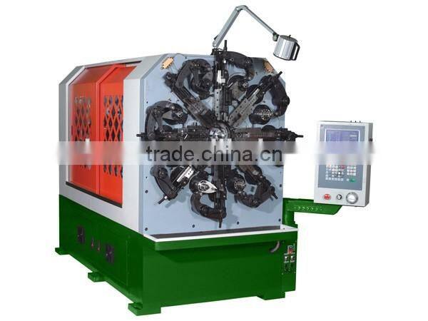 12-Axis Camless Universal CNC Coiling Spring Forming Machine With Wire Rotation