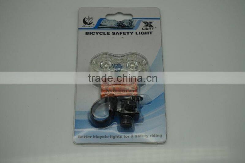 2x0.5W white LED bicycle light,bicycle safety light