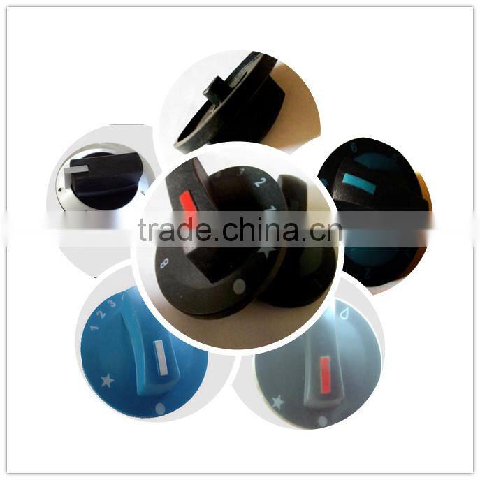 Die cast plastic switch knobs with different engraving