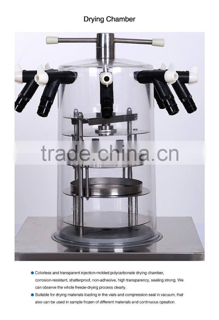 Lab Use Chemical Tabletop Freeze Dryer