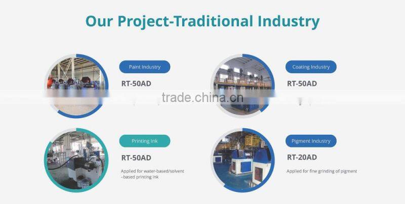 Small lab use bead mill for offset printing ink