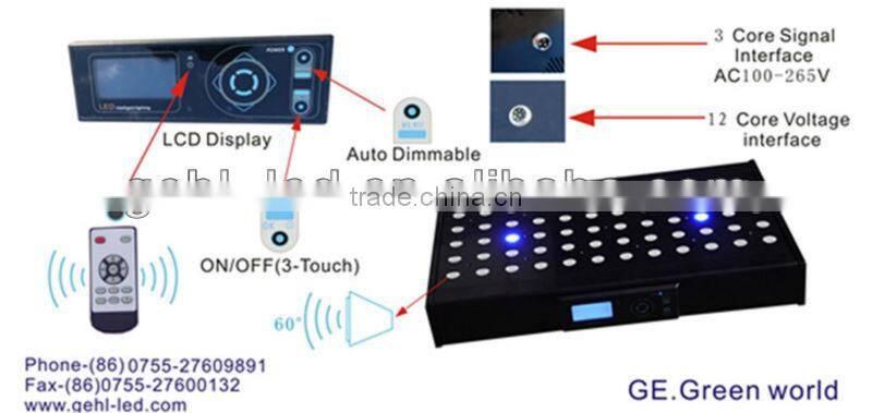 dimmable controller system led aquarium light for marine fish tank coral reef
