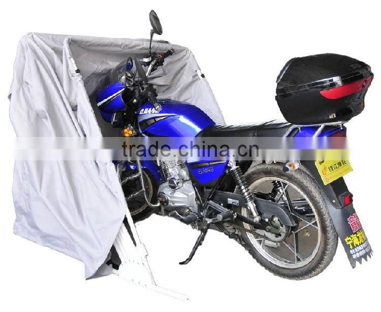 Double Layers Campping Tent with Motorcycle Storage Room Motorcycle Cover