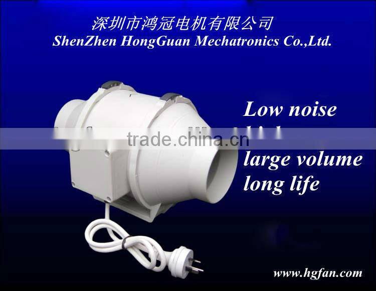 200mm inline duct fan direct supplied by shenzhen manufacturer