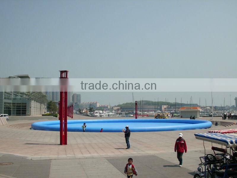 large folding PVC outdoor inflatable swimming pool