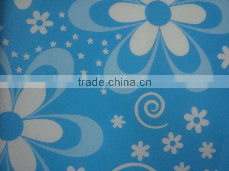 Best Sell pe coated nonwoven fabric/colorful coating