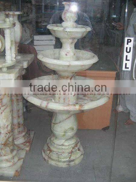DECORATIVE ONYX FOUNTAINS