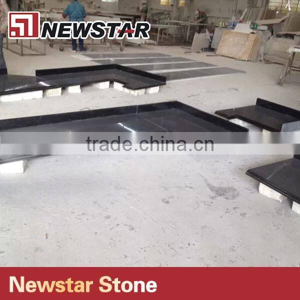 Newstar Chinese zimbabwe black granite countertop for sale