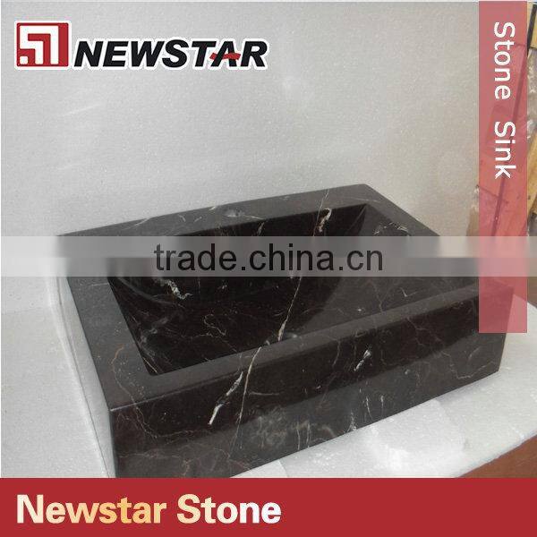 Newstar dark emperador cheap stone sink