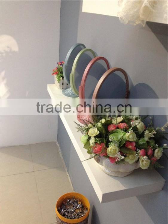 Plastic Multicolor Cosmetic Desktop Make up Mirror