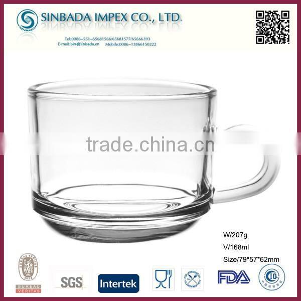 SGS Level KTZB58, Grade A wholesale bulk small lids glass coffee mug