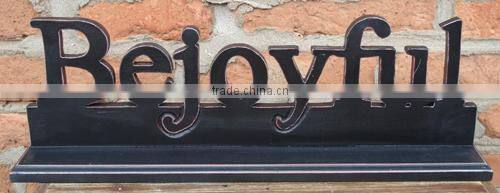 cutted wooden Word Decoration antique style