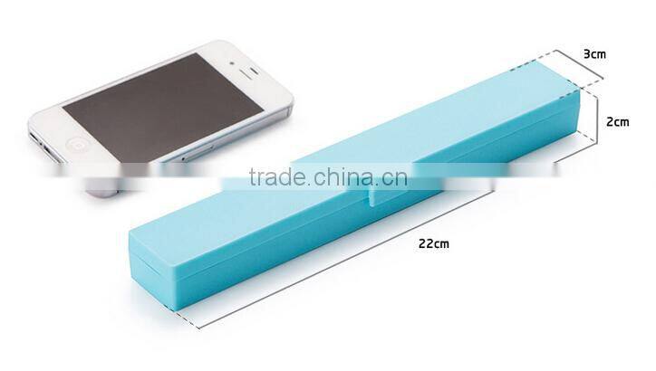 X012 Portable travel toothbrush case rectangle toothbrush box plastic toothbrush storage box