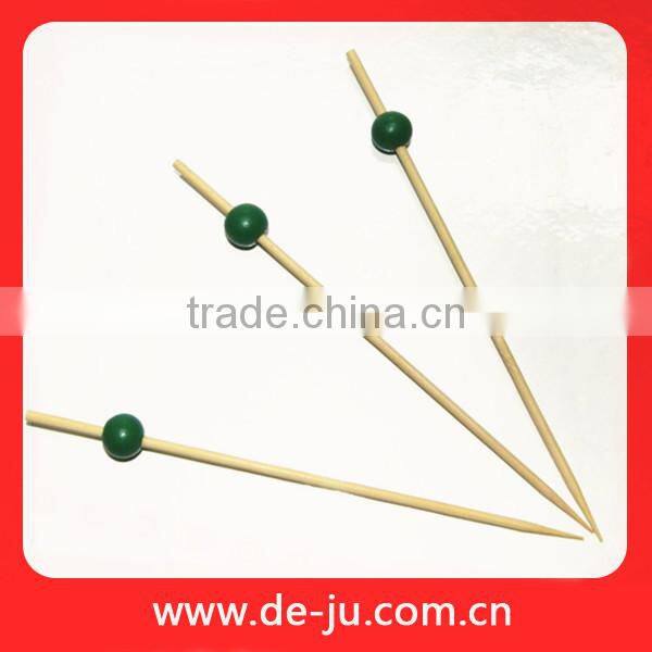 Bowknot Handle Skewer Easy Taken Bamboo Skewers