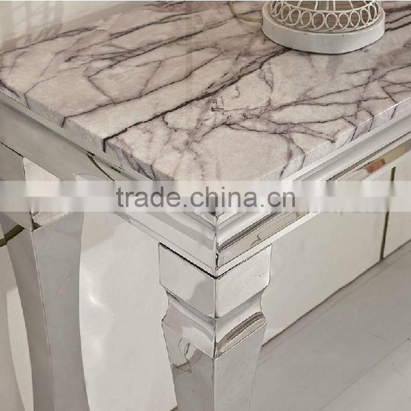stainless steel frame console table wholesale 874#