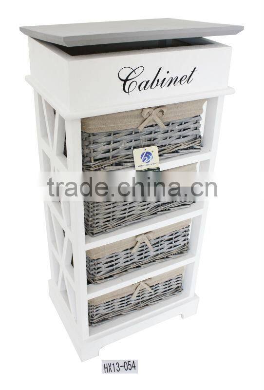2013 newly arrival vintage furniture closets of woven drawer