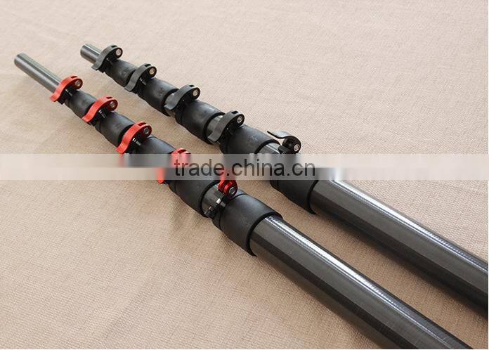 3k carbon fiber adjustable pole for gardening tool