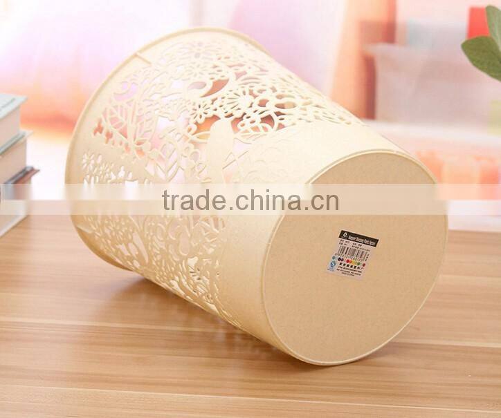 Houseware cartoon plastic garbage bin/rubbish bin/Waste Bin with lid for children