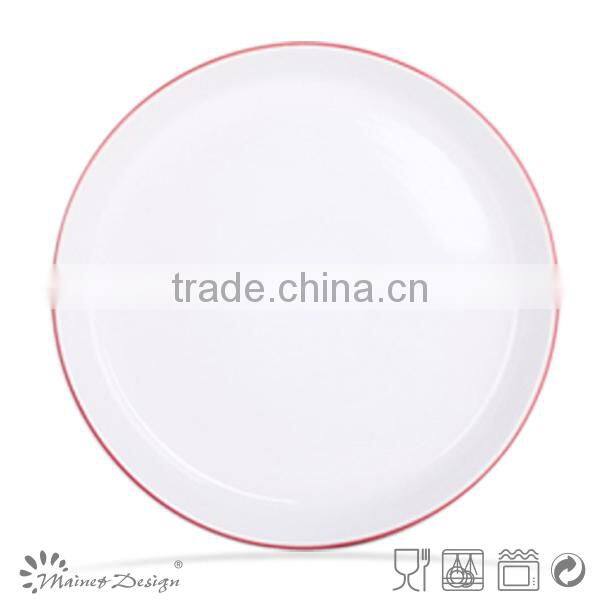 stoneware solid color dinner plate