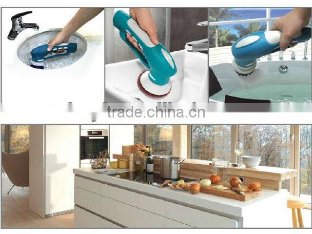 Rechargeable handheld electric scrubber, electric bathtub cleaning brush, electric bathroom rotating cleaning brush