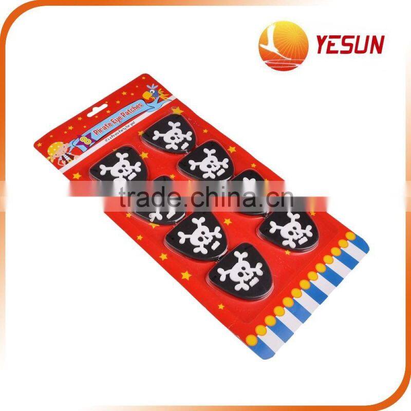 Single Eye Mask,Halloween Pirate Eyeshade,set of 8 pcs Eyeshade