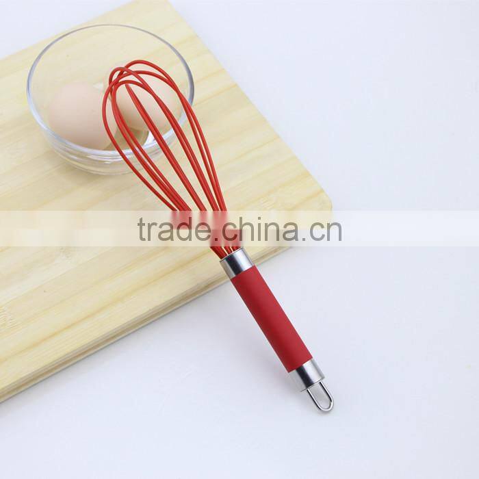 Red Silicone 5 wire loops egg beater
