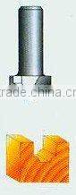 Tungsten carbide router bit--single piece open end carving bit (0766)