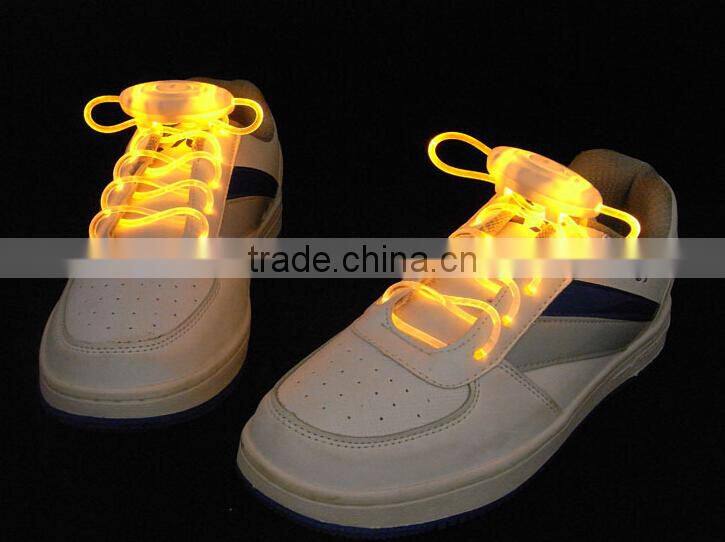 New Party Decorations Colorful flashing LED shoelaces light up LED shoelaces with battery wholesale