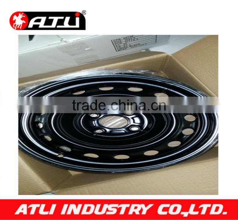 Steel car wheel
