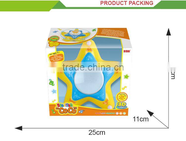 Funny set cartoon musical electric starfish lamaze baby toys