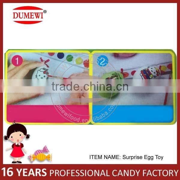 Plastic Surprise Egg Toy Candy
