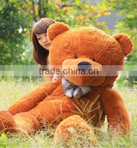 NET Giant Big Cute Deep Brown Plush Teddy Bear Huge Soft 100% Cotton Toy
