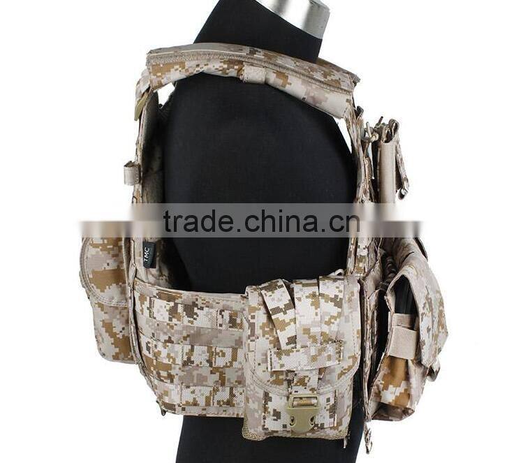1000D digital desert camouflage lightweight 5 bags military tactical bulletproof vests