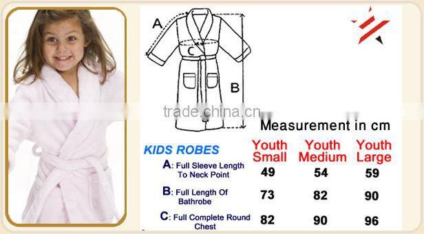 CHILDREN BATHROBES, HIGH QUALITY FRENCH TERRY KIDS COMFORTABLE BATHROBE