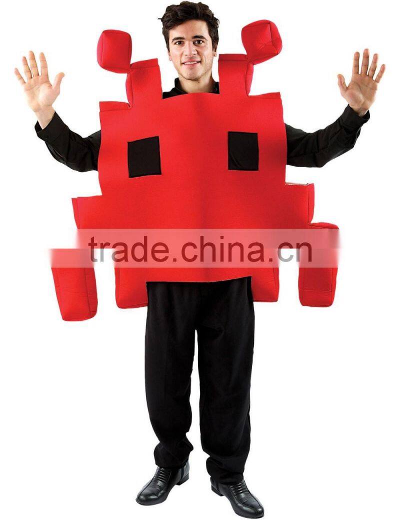 Adult Yellow Space Arcade Game Costume